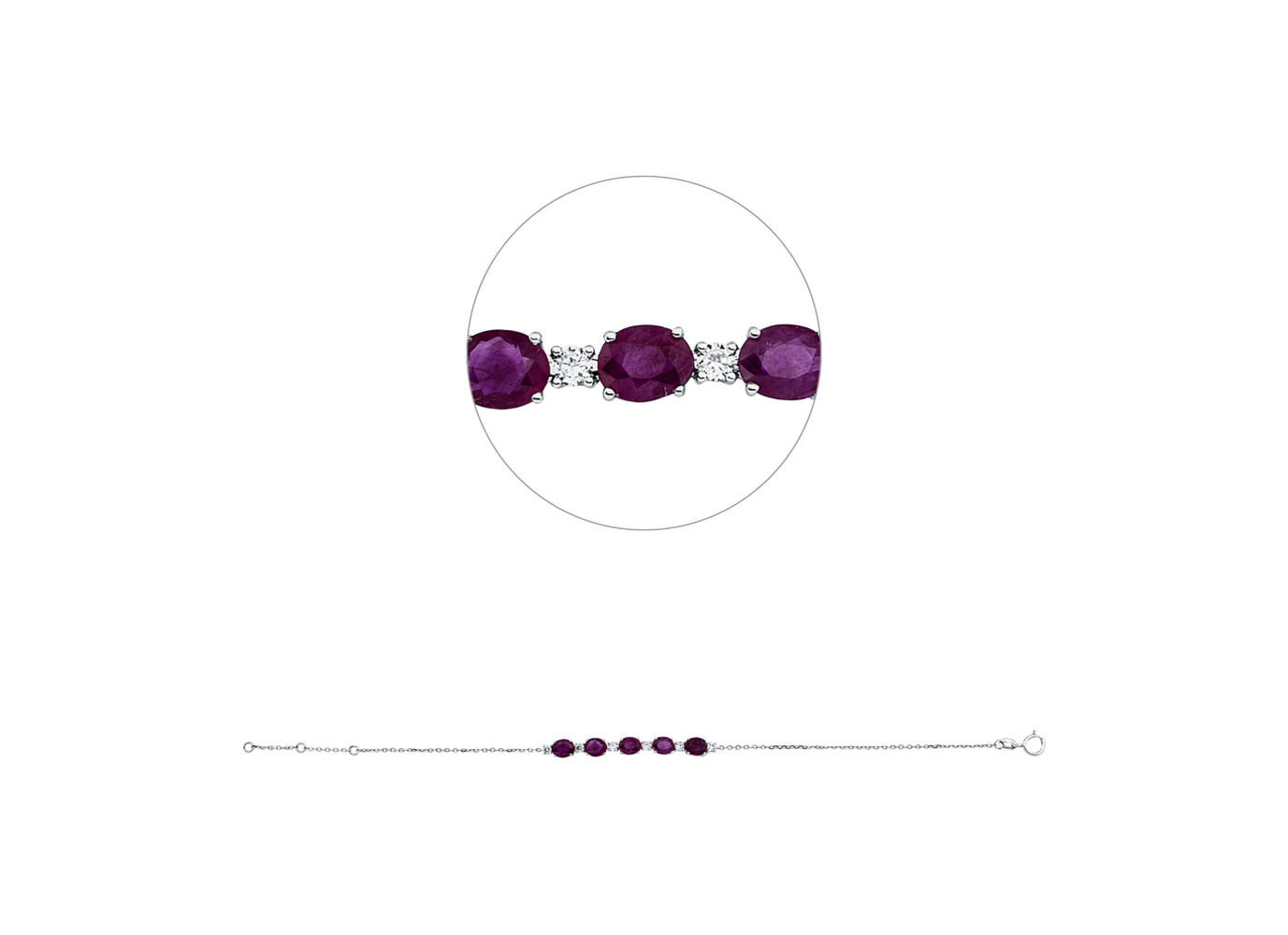 Brogle Classic ruby bracelet Brogle Classic ruby bracelet