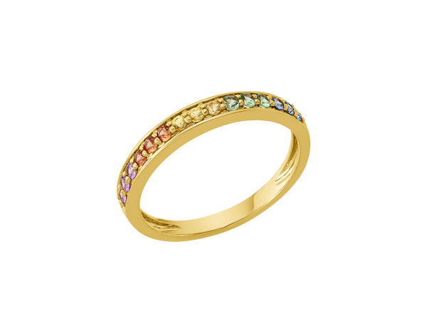 Brogle Classic Farbsteinring Rainbow Brogle Classic Farbsteinring Rainbow