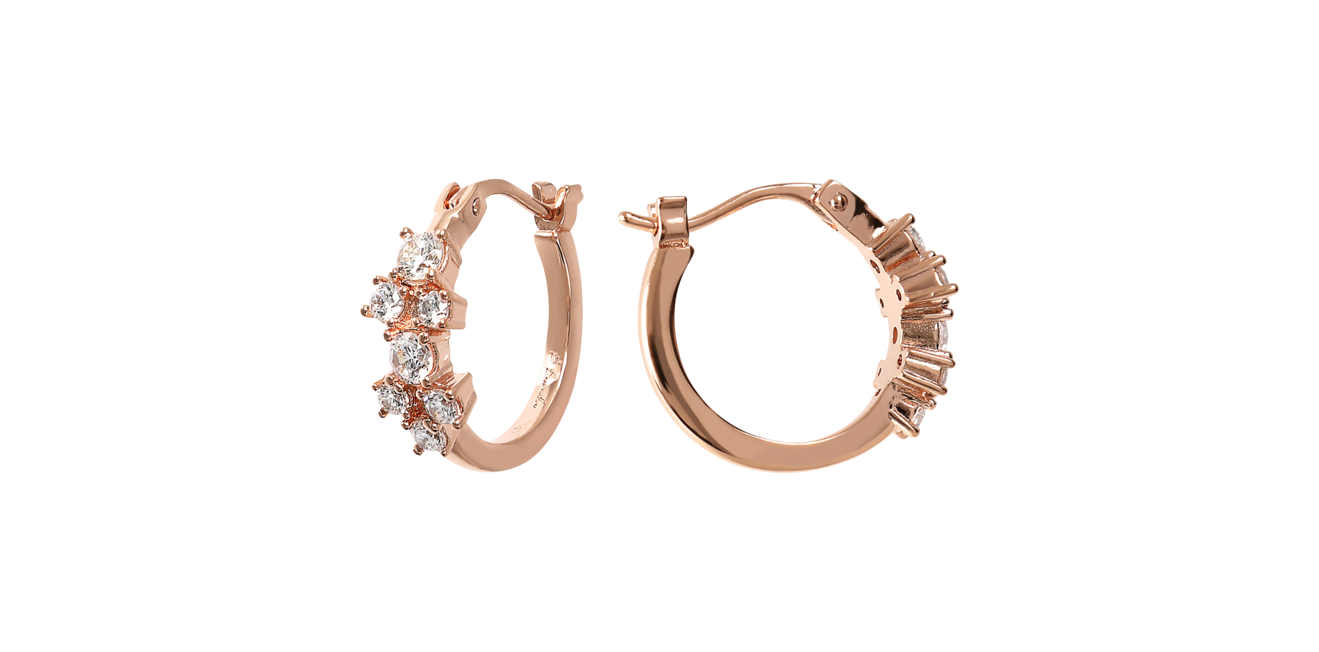 Bronzallure Altissima hoop earrings