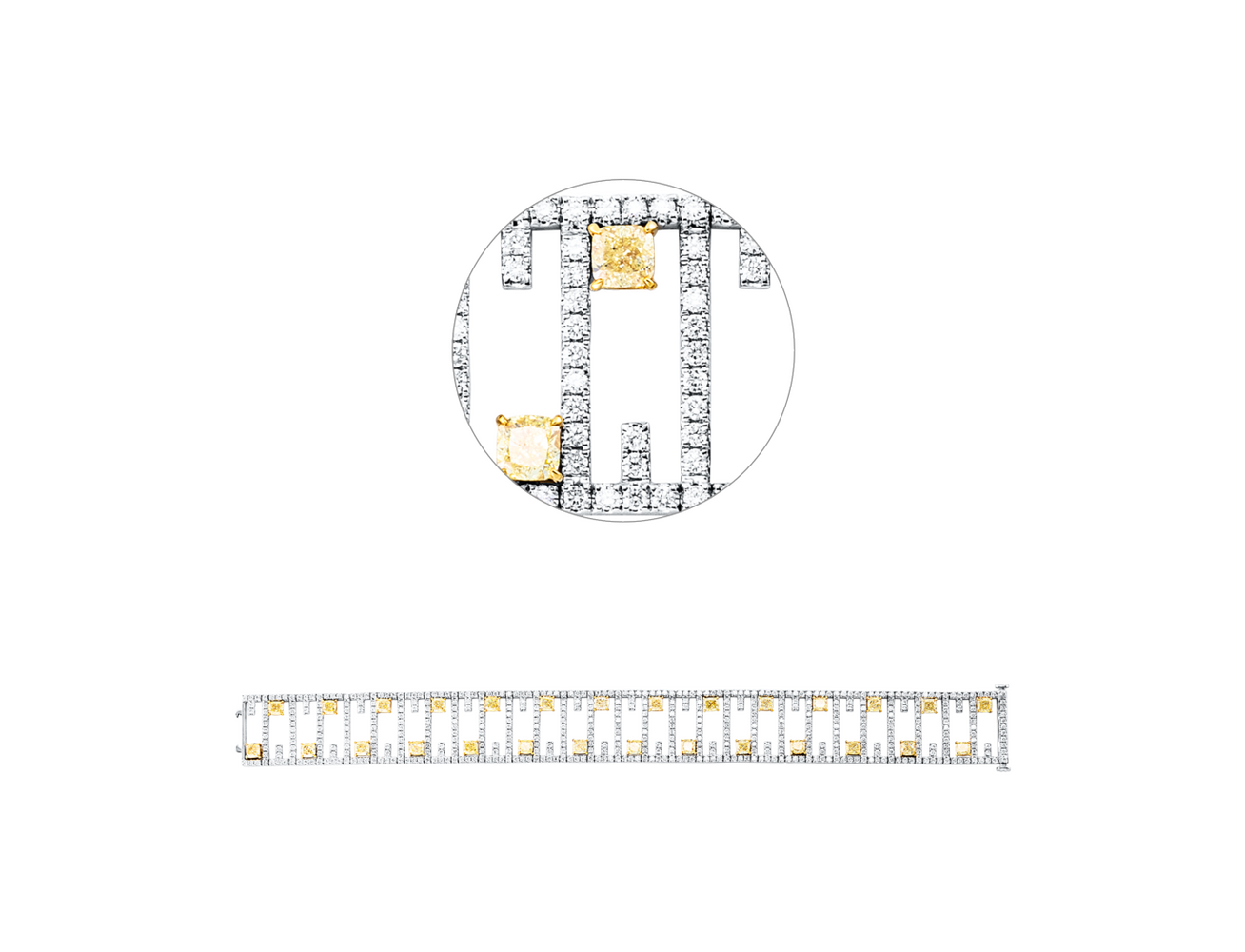 Brogle Selection Bicolor Diamantarmband