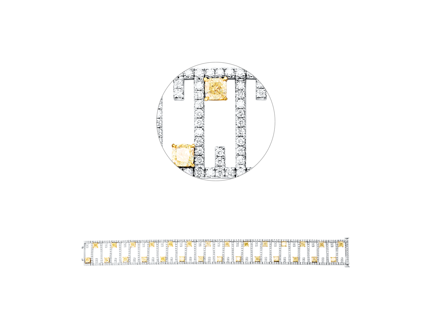 Brogle Selection Bicolor Diamantarmband Brogle Selection Bicolor Diamantarmband