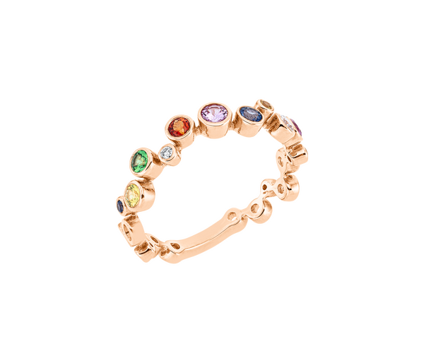 Brogle Classic Farbsteinring Rainbow