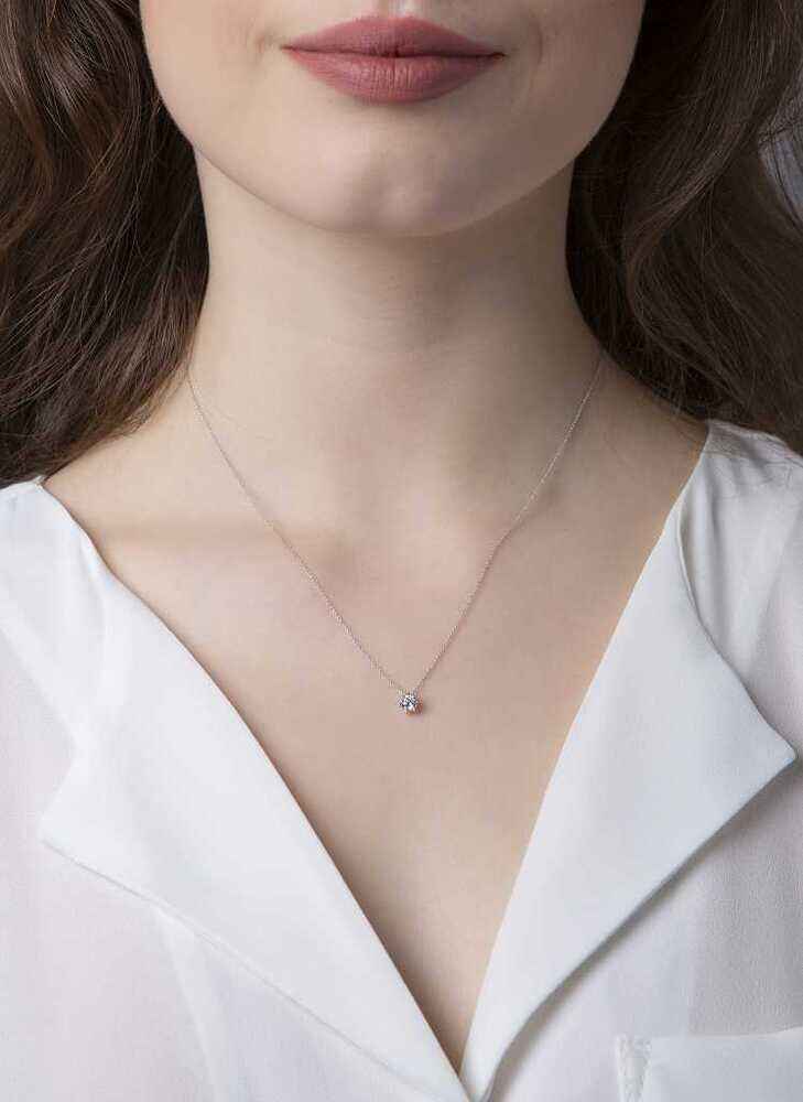 Brogle Selection solitaire necklace Marie up to 0.25 carat