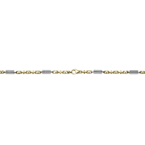Brogle Classic Monte Carlo bicolor gold chain 7mm