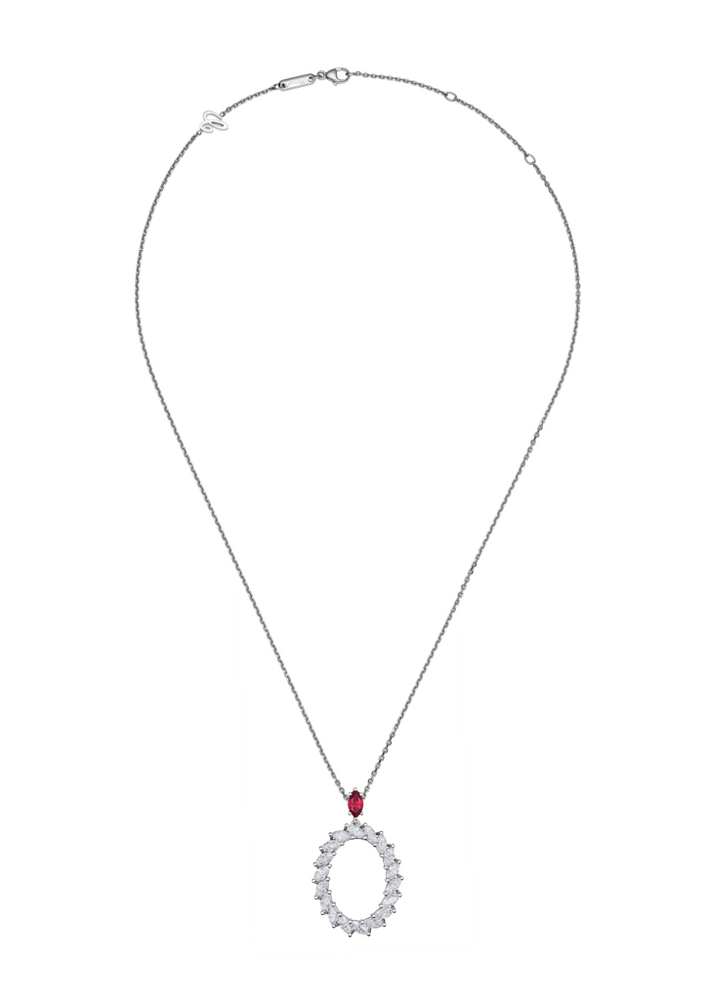 Chopard L'Heure du Diamant Marquise Necklace with Pendant