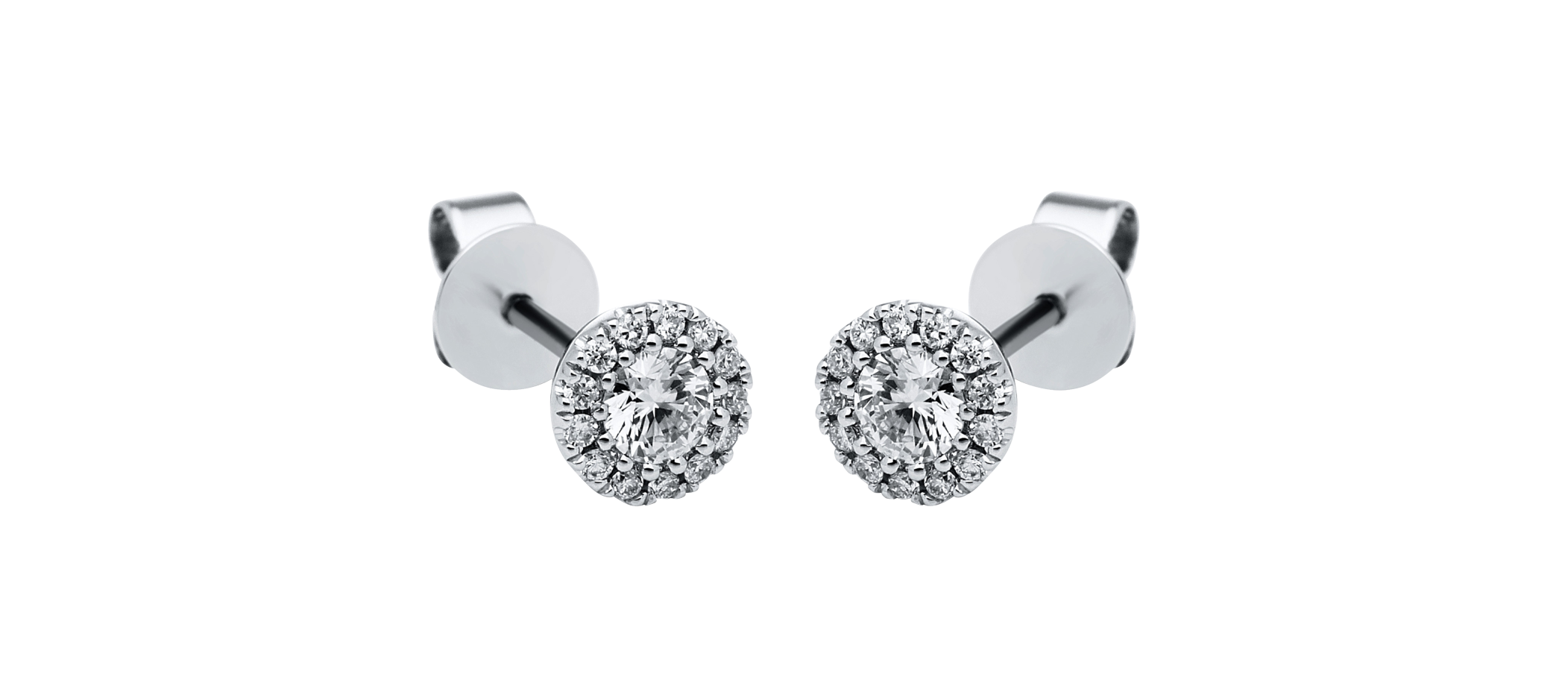 Brogle Classic diamond stud earrings