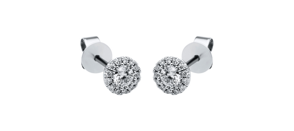 Brogle Classic diamond stud earrings