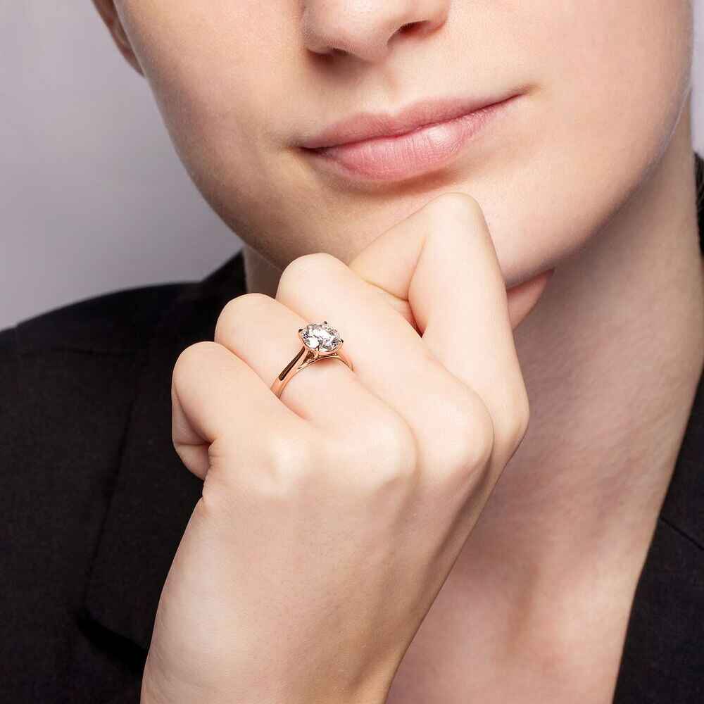 Brogle solitaire ring
