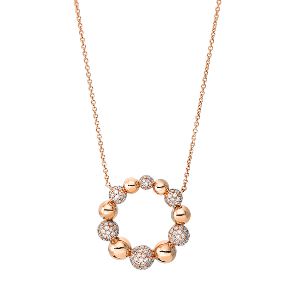 Brogle Classic Goldkette mit Diamantanhänger
