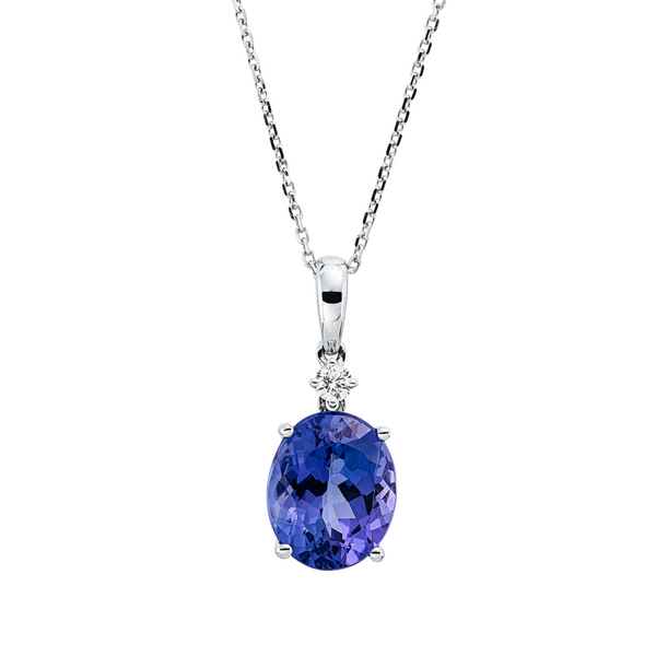 Brogle Selection Kette mit Tansanitanhänger Brogle Selection Kette mit Tansanitanhänger