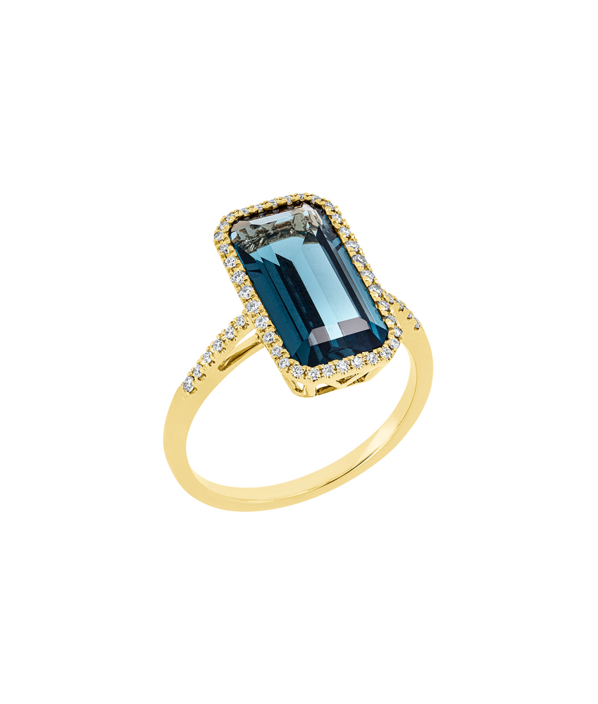 Brogle Classic London Topaz Ring