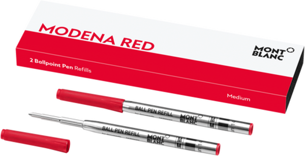 Montblanc 2 Modena Red (M) Ballpoint Pen Refills