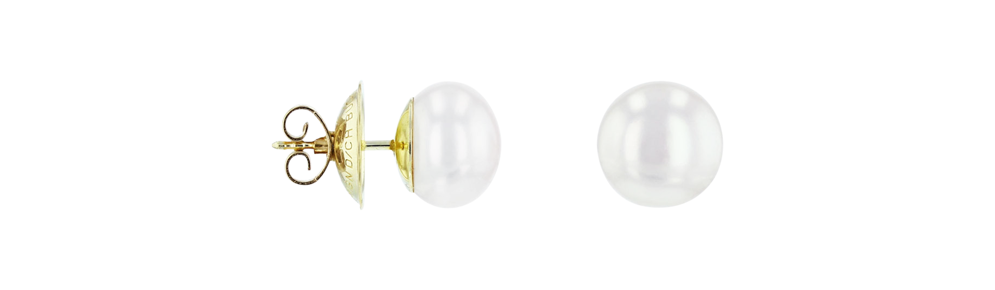 Brogle Classic Süßwasser Perlenohrstecker