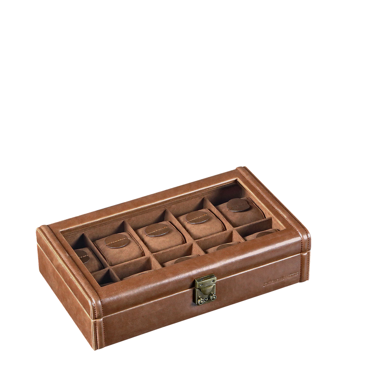 Designhütte Uhrenbox mit Sichtfenster Camel 10 Designhütte Uhrenbox mit Sichtfenster Camel 10