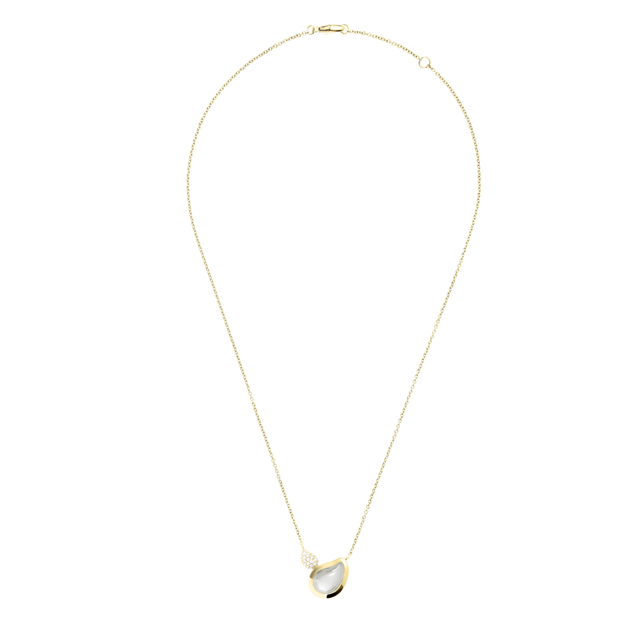 Tamara Comolli Signature Two Drops Moonstone Necklace with Pendant