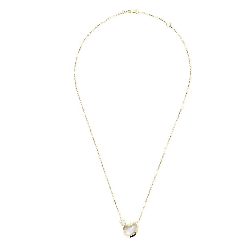 Tamara Comolli Signature Two Drops Moonstone Necklace with Pendant Tamara Comolli Signature Two Drops Moonstone Necklace with Pendant