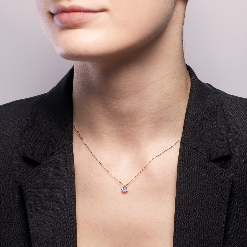 Brogle solitaire necklace Marie up to 0.5 carat Brogle solitaire necklace Marie up to 0.5 carat