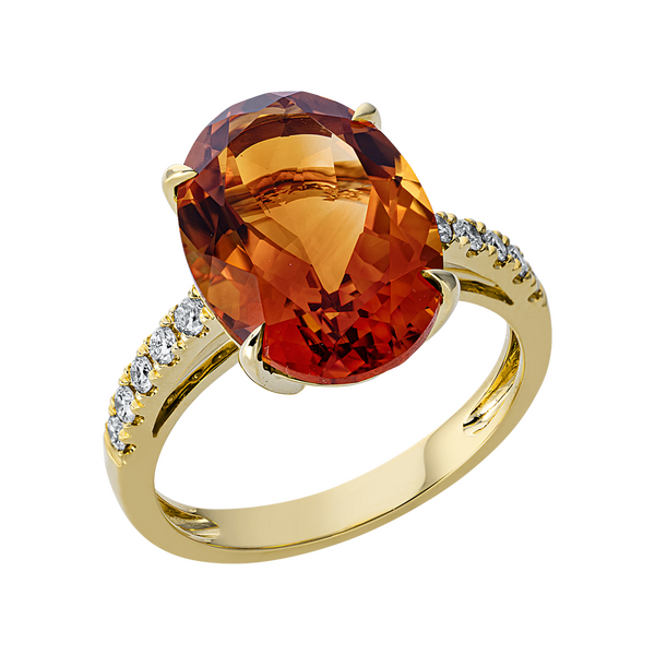 Brogle Selection Felicity citrine ring