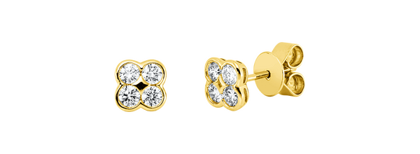 Brogle Classic diamond stud earrings