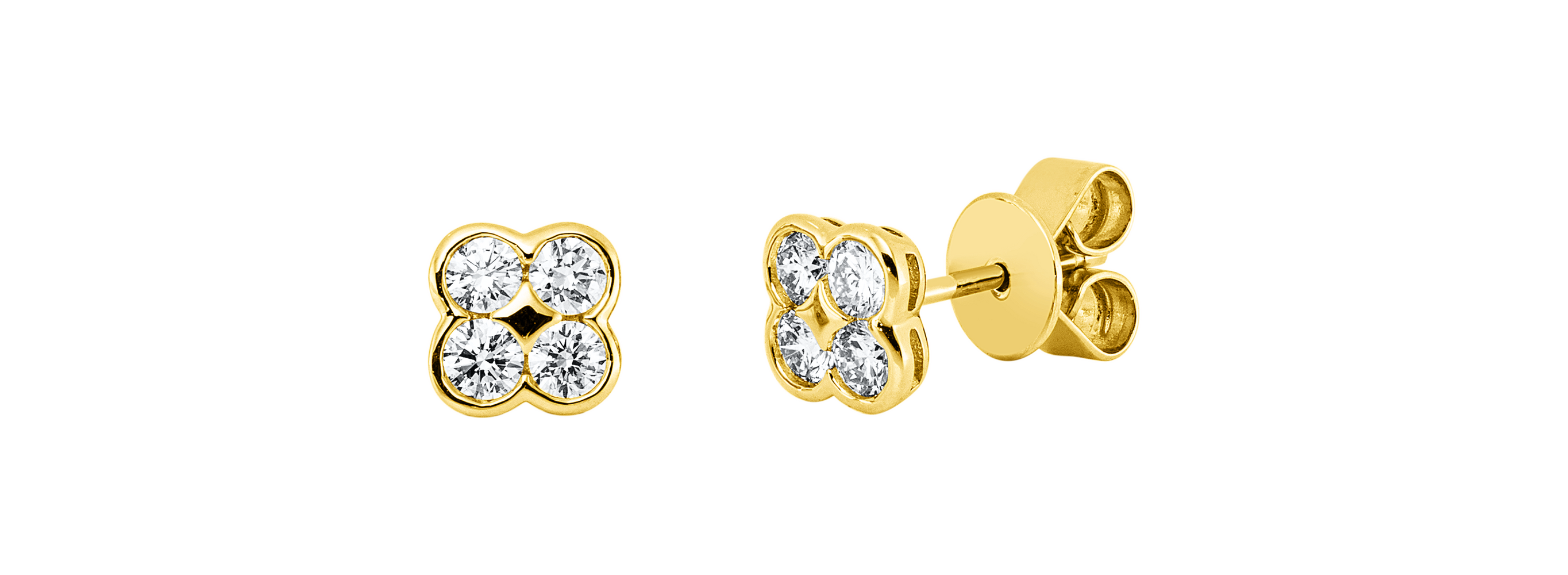 Brogle Classic diamond stud earrings Brogle Classic diamond stud earrings