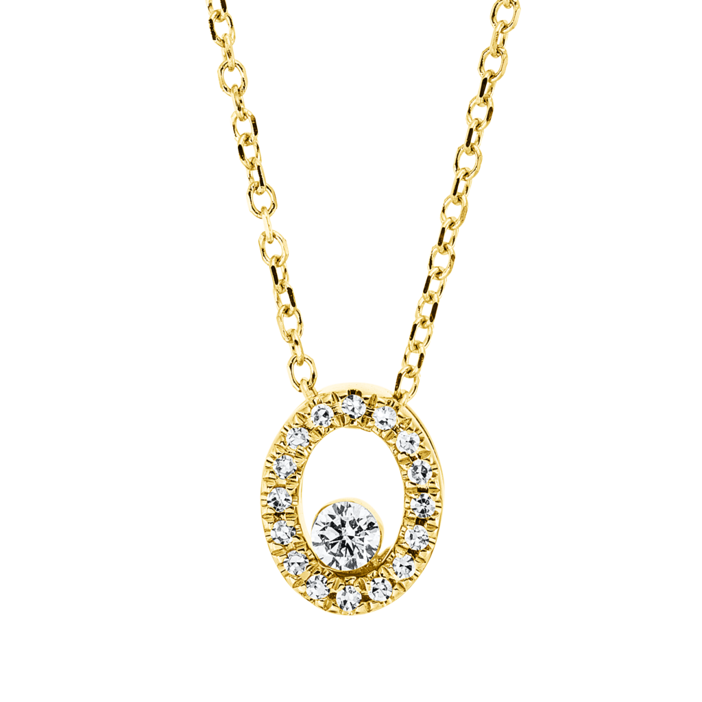 Brogle Classic necklace with diamond pendant