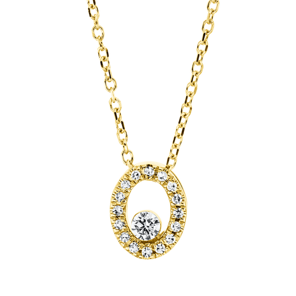 Brogle Classic necklace with diamond pendant