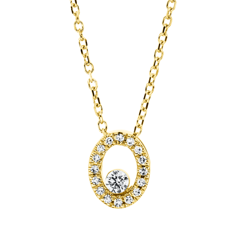 Brogle Classic necklace with diamond pendant Brogle Classic necklace with diamond pendant
