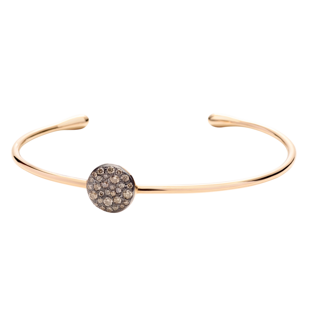 PBB7011 O7000 DBR00 020 Pomellato bracelet sabbia rose gold 18kt brown diamond a20d8efce9ee2afc5