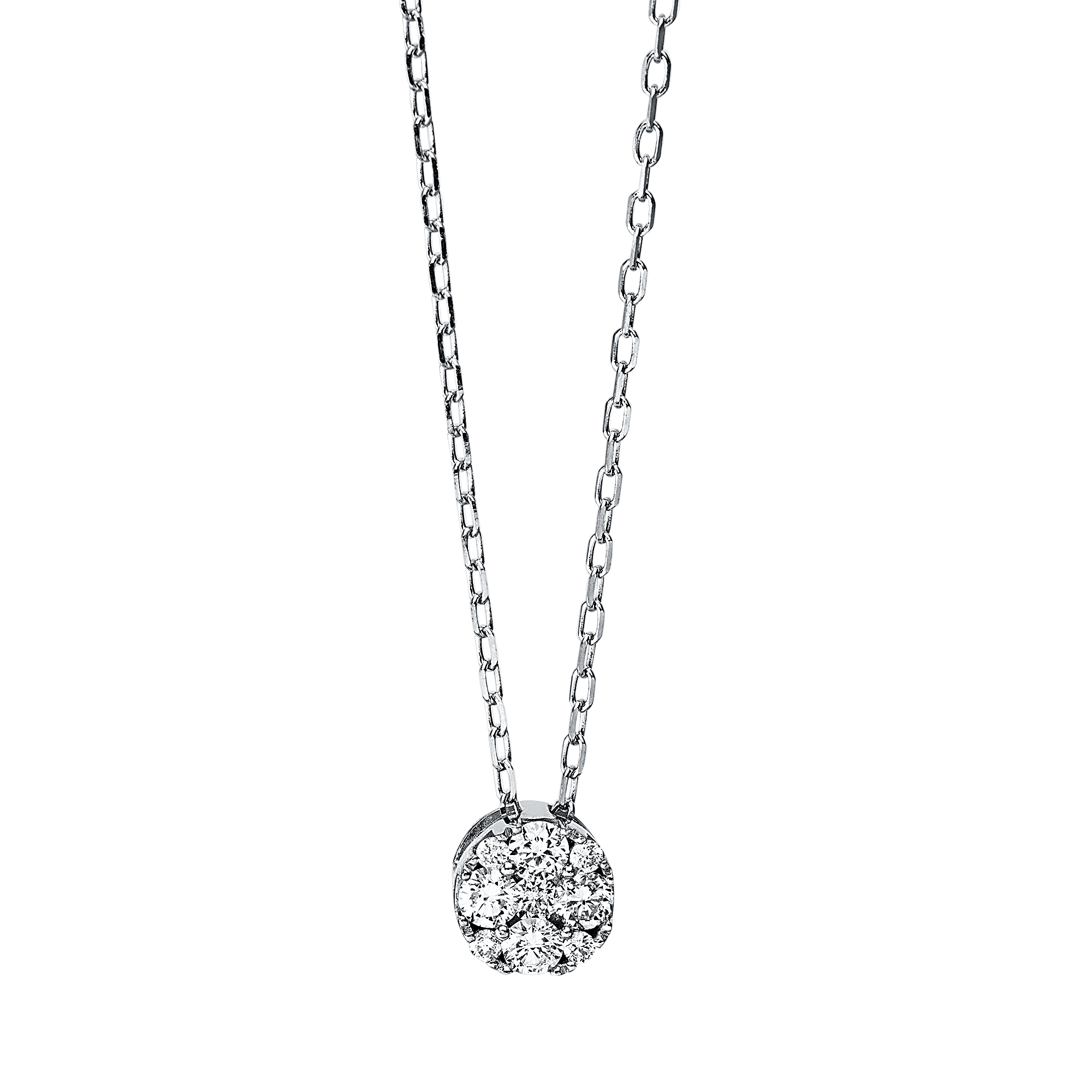 Brogle Classic necklace with diamond pendant Brogle Classic necklace with diamond pendant
