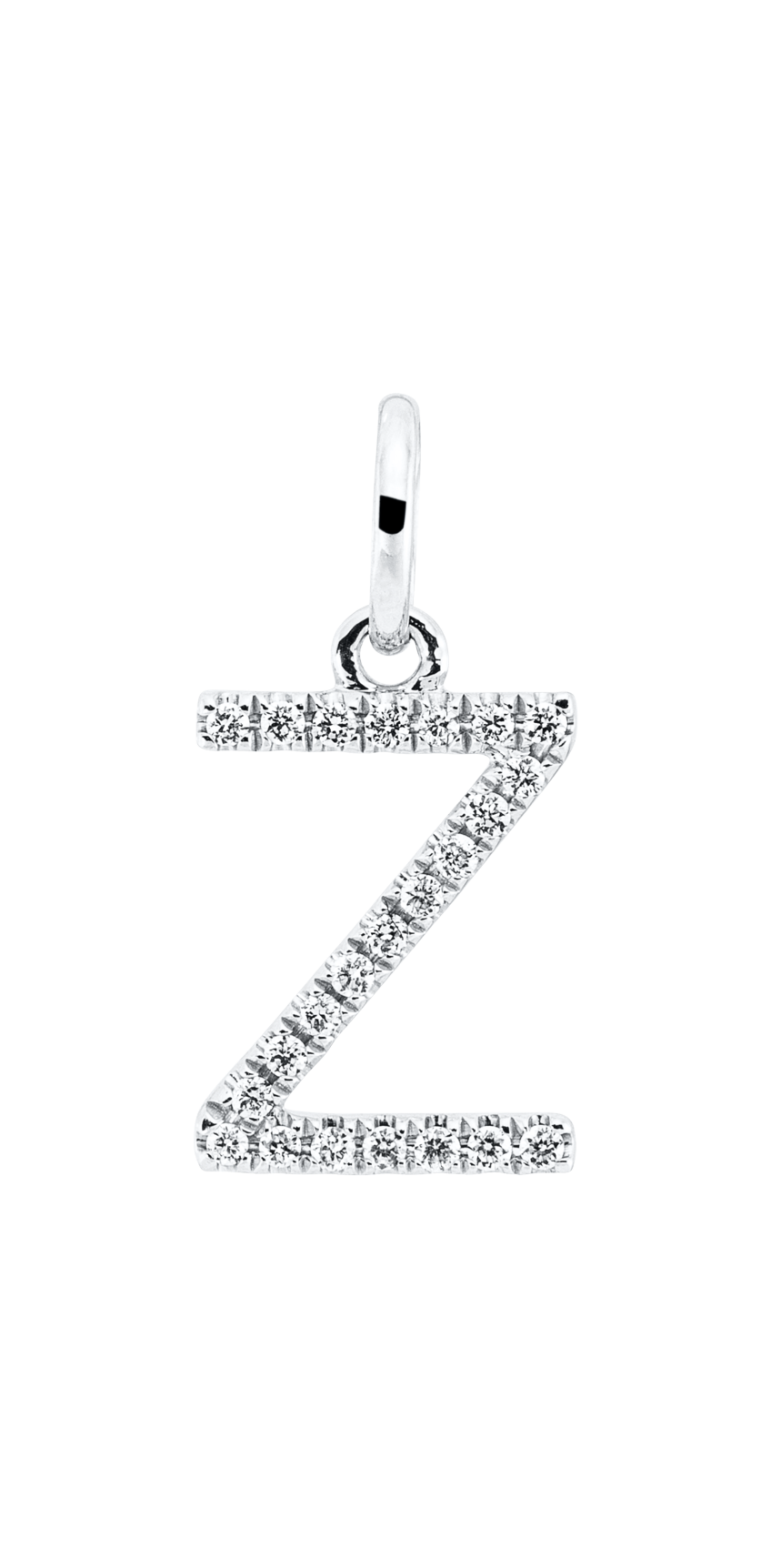 Brogle Classic Buchstabenanhänger Z mit Diamanten