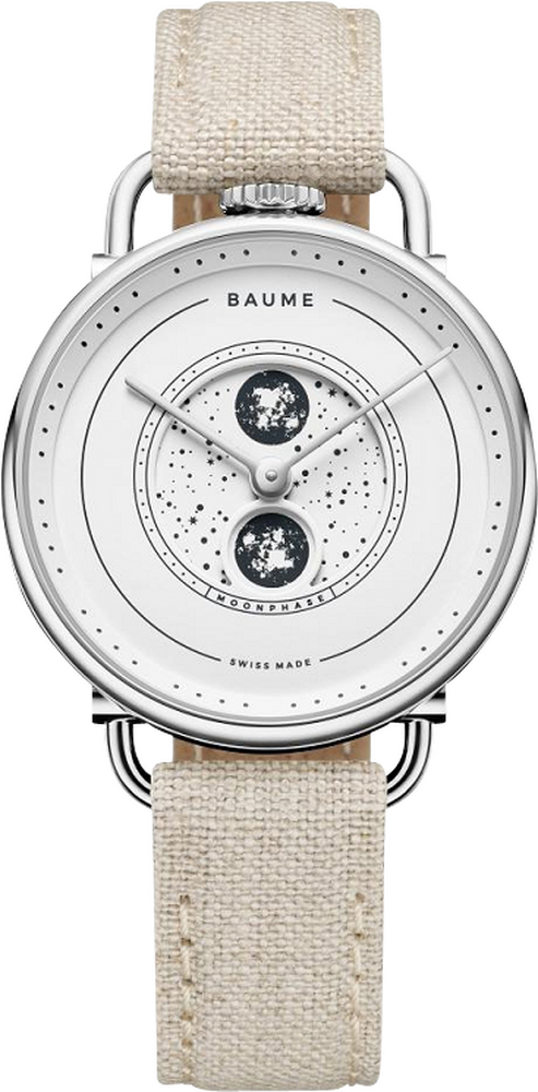 Baume quartz moon phase 35mm