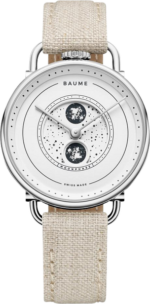 Baume quartz moon phase 35mm