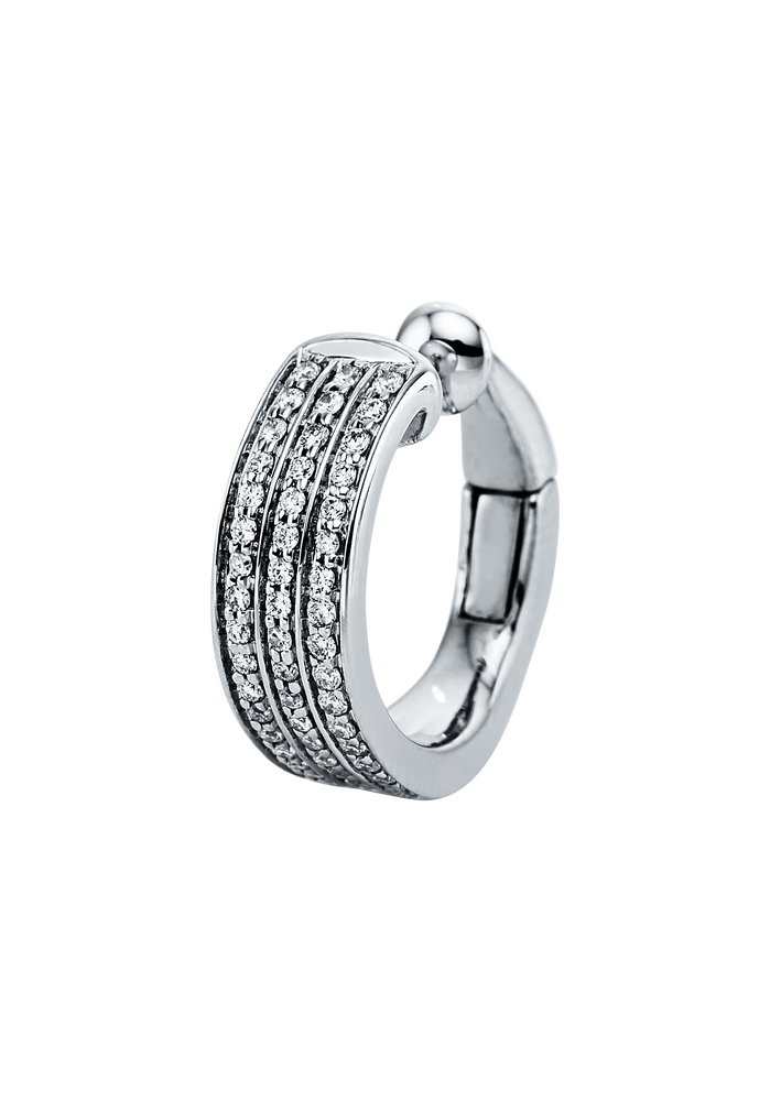 Brogle Classic diamond ear clamp, single piece Brogle Classic diamond ear clamp, single piece