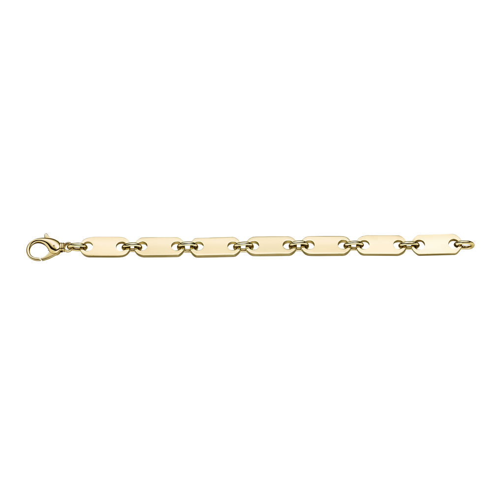 Brogle Selection Essentials plate gold chain 12mm