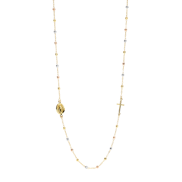 Brogle Classic Bicolor Rose Wreath Necklace 1mm Brogle Classic Bicolor Rose Wreath Necklace 1mm