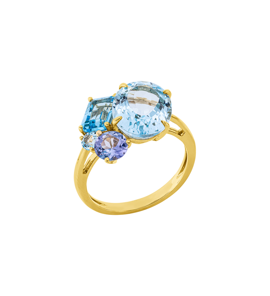 Brogle Classic colored stone ring