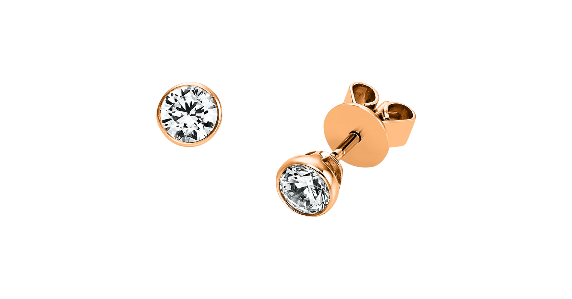 Brogle Selection ear studs Sophie up to 0.5 carat Brogle Selection ear studs Sophie up to...