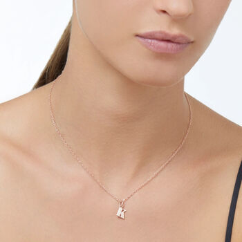 176102 DMB2014 LETKL 0009R 110 Dodo letter k charm 9k rose gold a64b0280aeb938d24