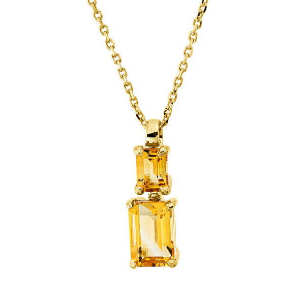 Brogle Classic necklace with citrine pendant Brogle Classic necklace with citrine pendant