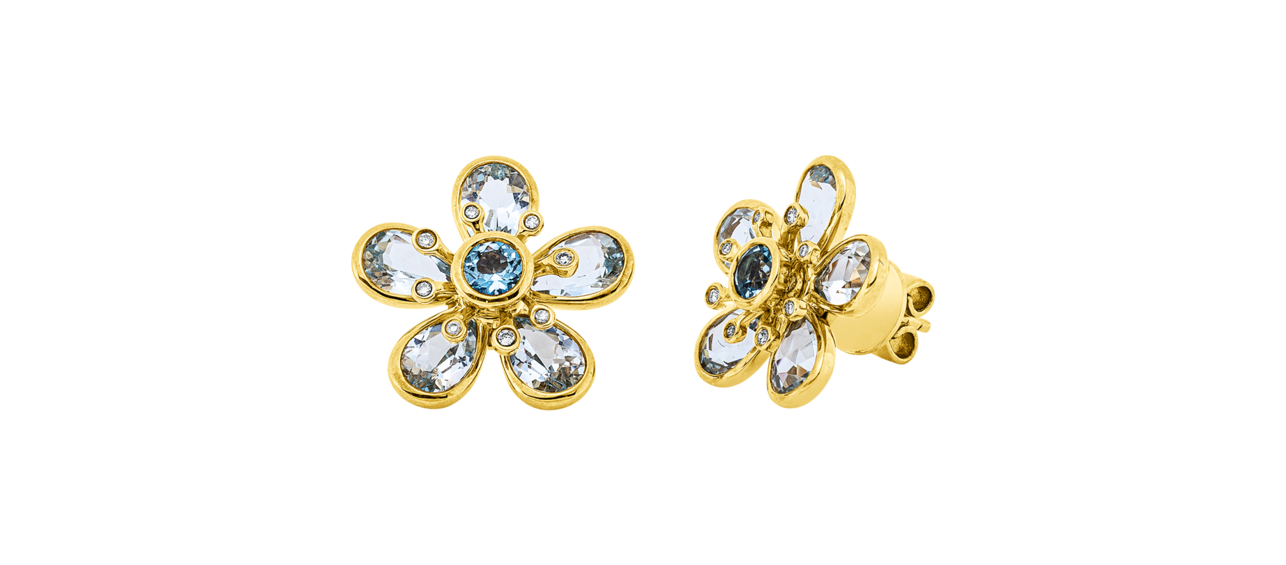 Brogle Classic colored stud earrings Brogle Classic colored stud earrings