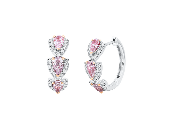 Brogle Selection Bicolor Diamantcreolen