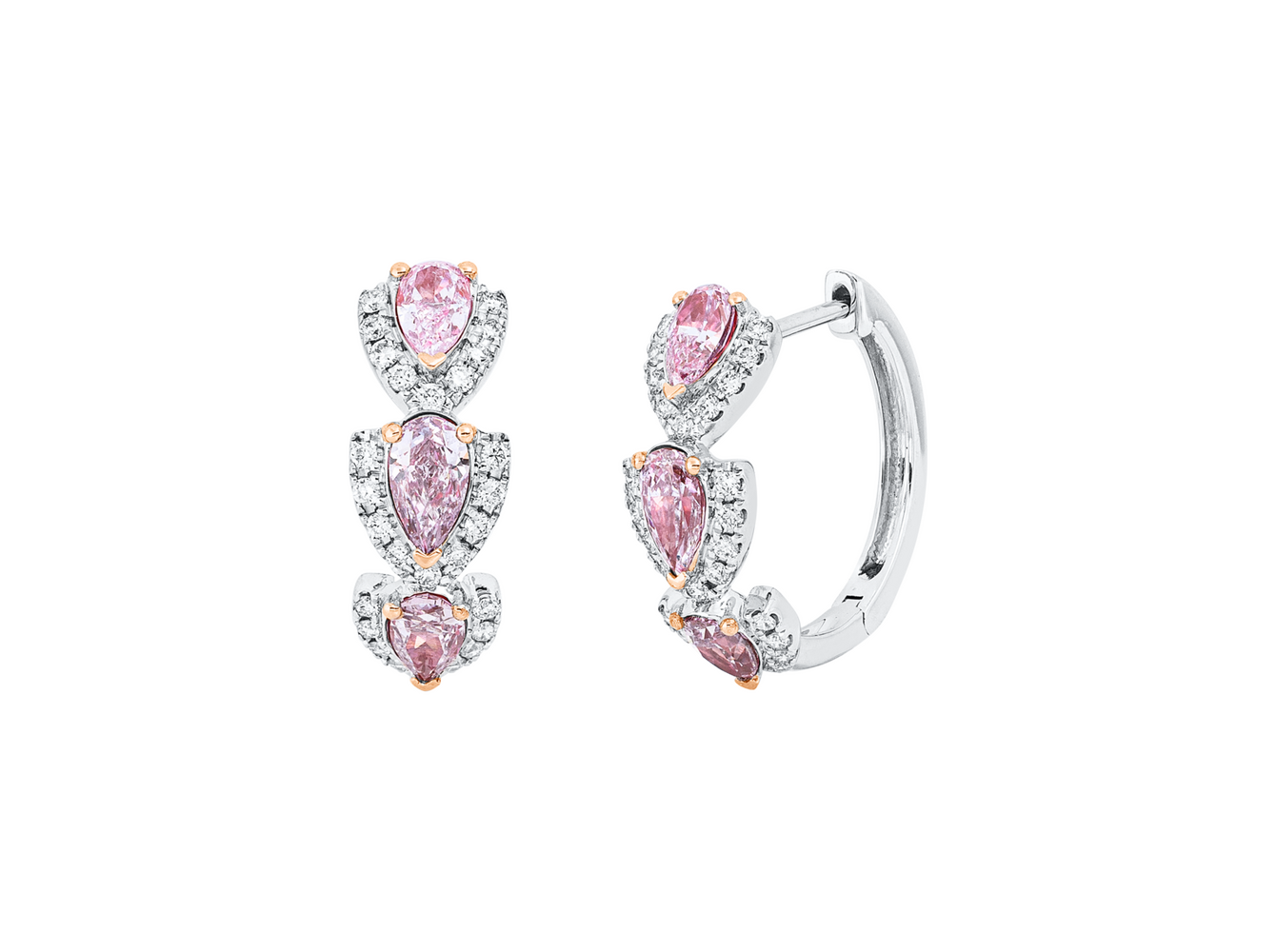 Brogle Selection Bicolor Diamantcreolen Brogle Selection Bicolor Diamantcreolen