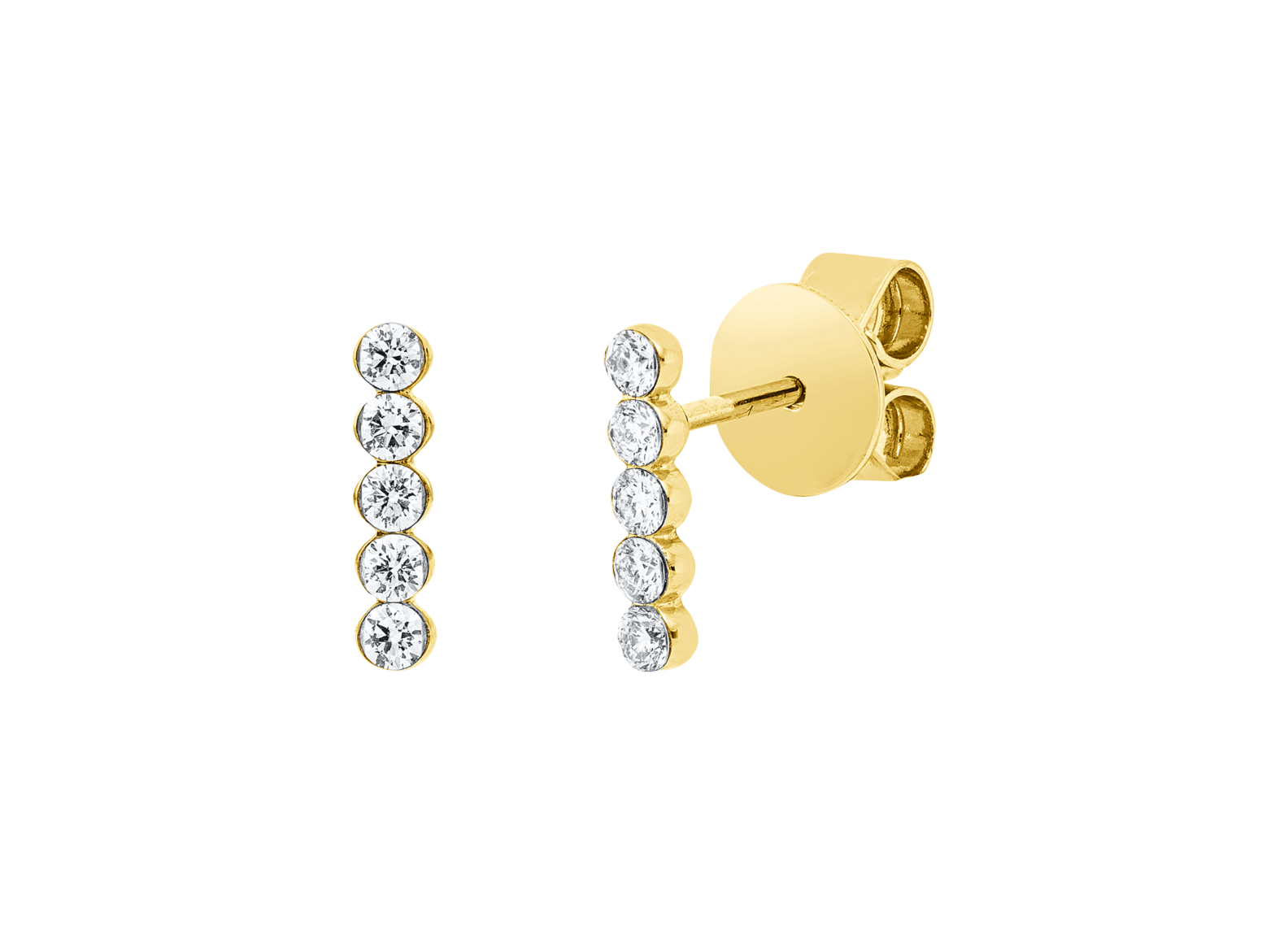 Brogle Classic diamond stud earrings Brogle Classic diamond stud earrings