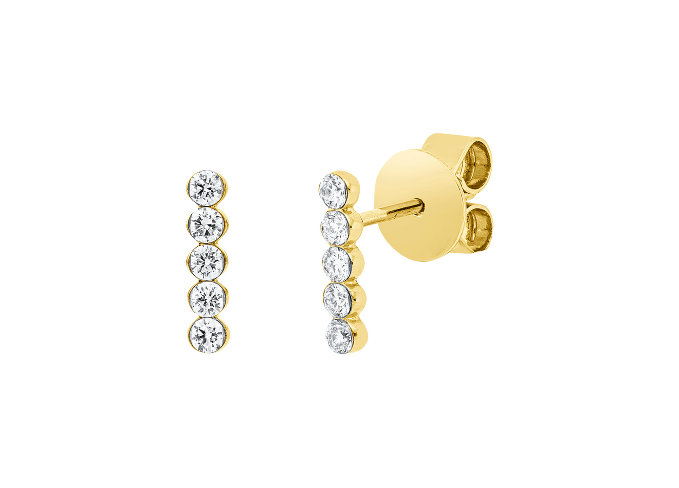 Brogle Classic diamond stud earrings Brogle Classic diamond stud earrings