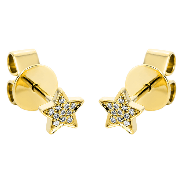 Brogle Selection Spirit star stud earrings