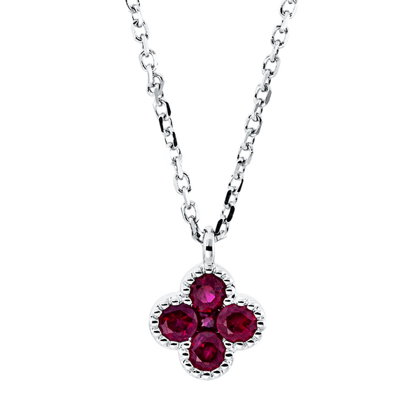 Brogle Classic Kette mit Rubinanhänger