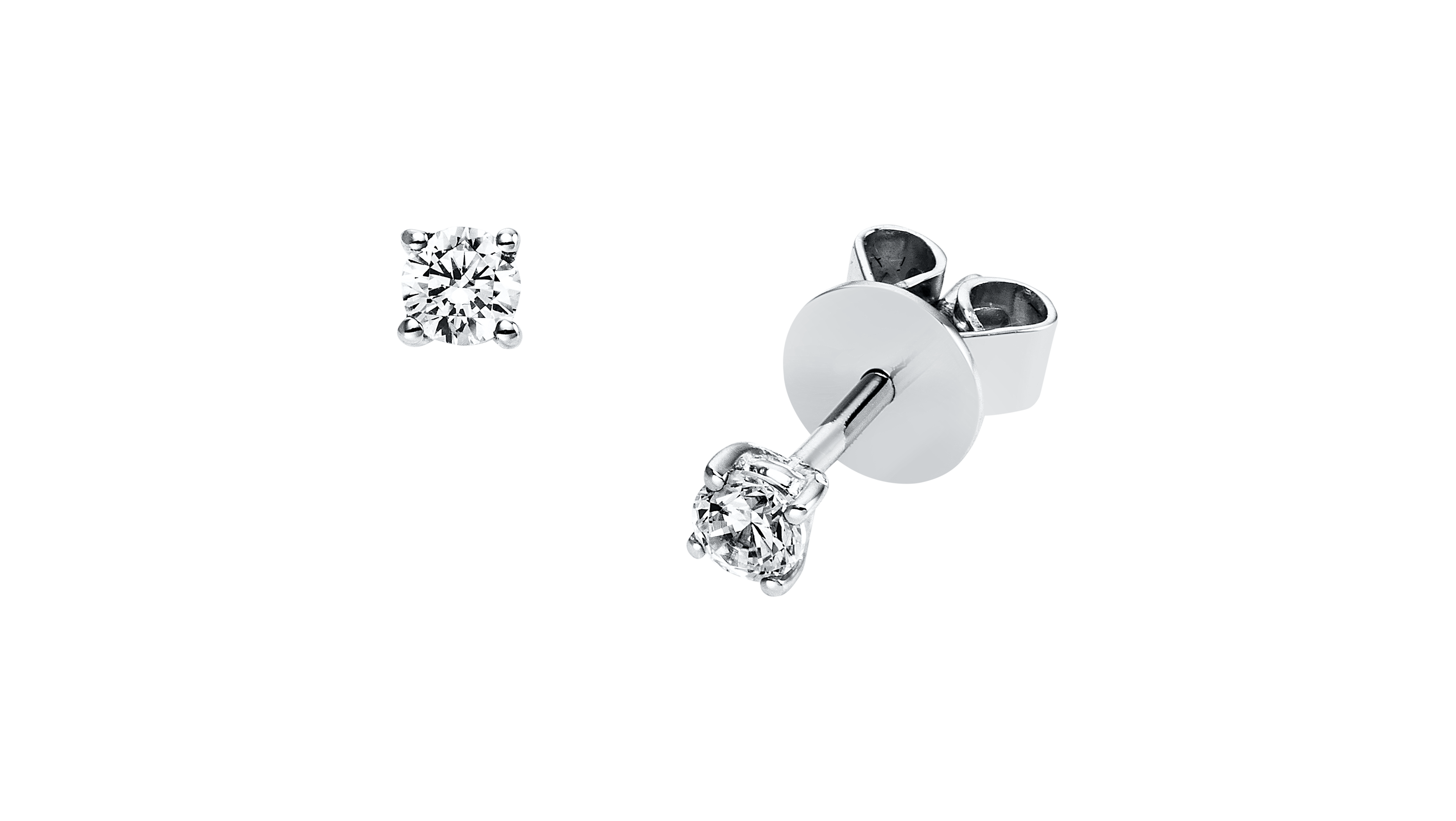 Brogle solitaire ear studs Julia up to 0.5 carat Brogle solitaire ear studs Julia up to 0.5 carat