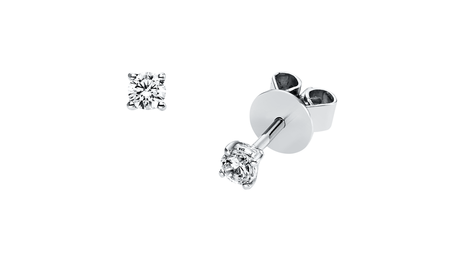Brogle solitaire ear studs Julia up to 0.5 carat Brogle solitaire ear studs Julia up to 0.5...