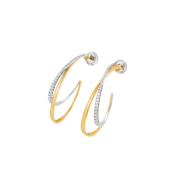 Ponte Vecchio Gioielli Promesse hoop earrings