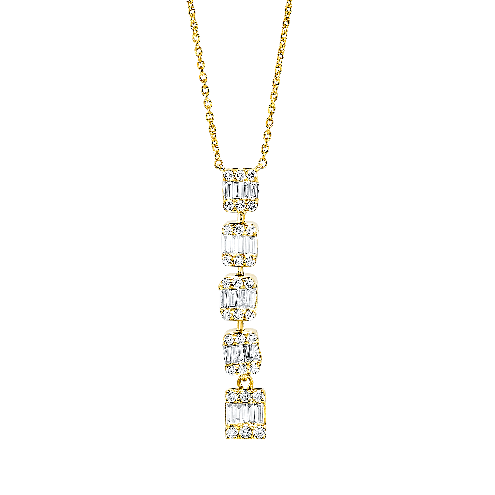 Brogle Classic necklace with diamond pendant Brogle Classic necklace with diamond pendant